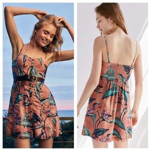 Kimchi Blue lilyanna linen button down dress